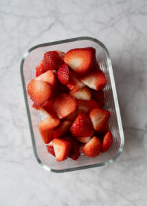 glass food storage container
