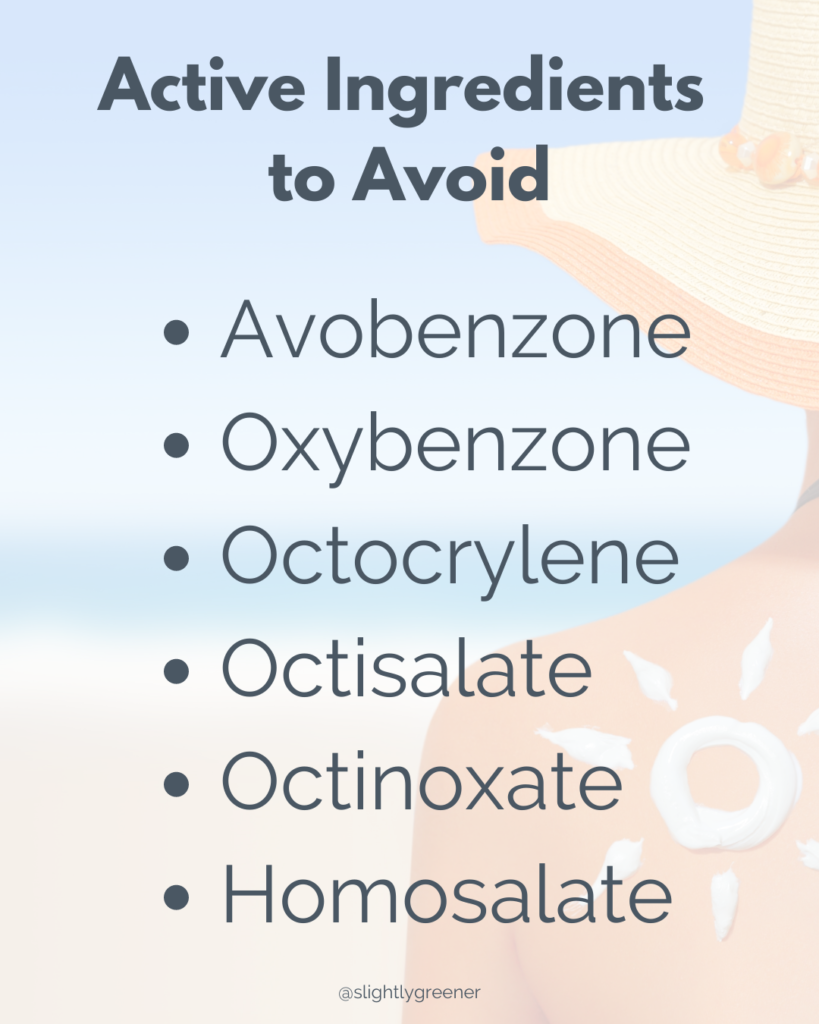 Ingredients to Avoid in Sunscreen